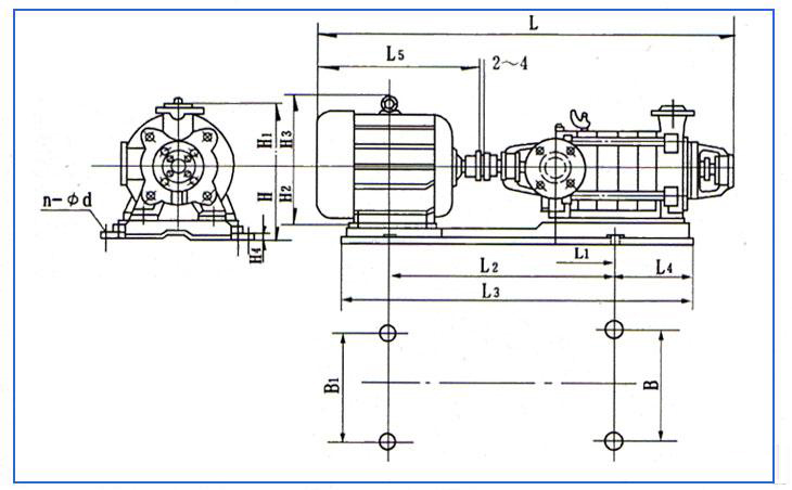 D、DG型臥式鍋爐給水離心泵